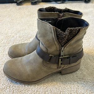 Womens brown booties